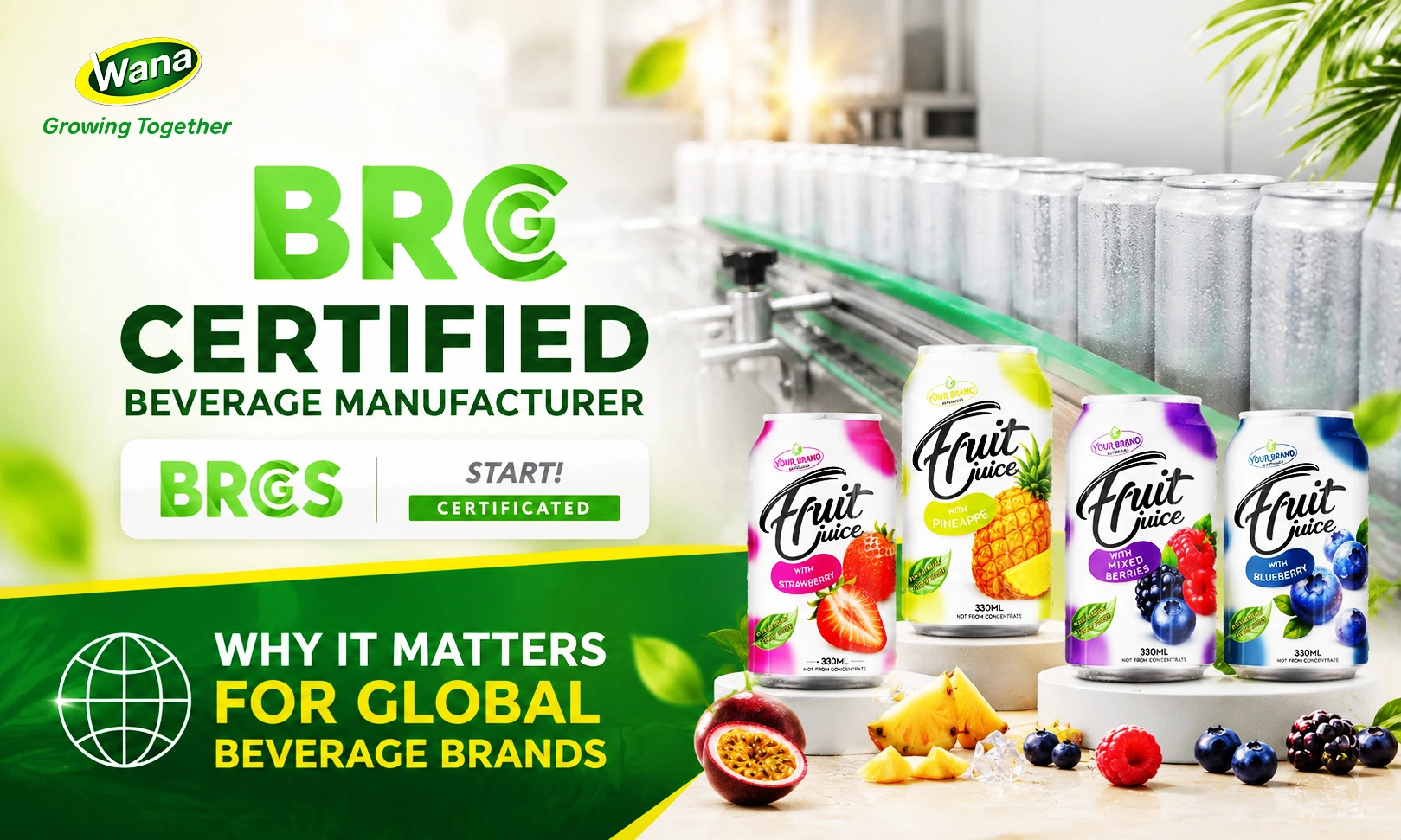 BRC Certified Beverage Manufacturer: Why It Matters for Global Beverage Brands