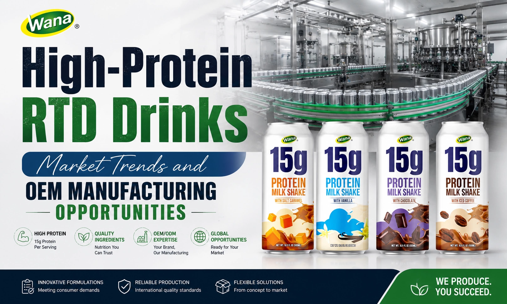 High-Protein RTD Drinks: Market Trends and OEM Manufacturing Opportunities